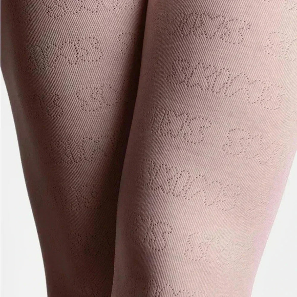 SKIMS Logo Pointelle Leggings Quartz Women’s xxs - Picture 1 of 5